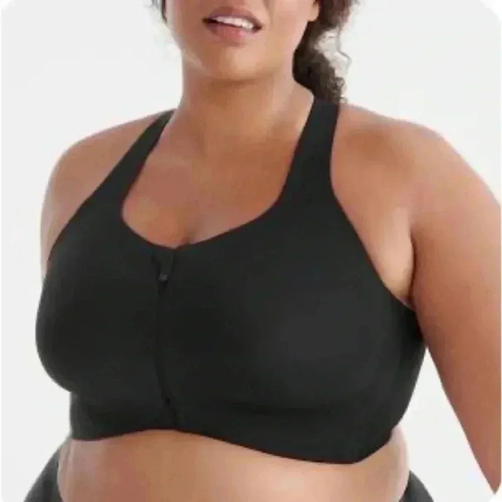 NWT Knix Catalyst black high impact athletic lightweight supportive sports bra 7